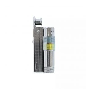 Бензинова запальничка Imco Triplex Super 6700 Two Tone, хром, жовто-блакитна (IM1800083)
