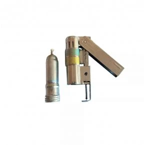 Бензинова запальничка Imco Triplex Super 6700 Two Tone, хром, жовто-блакитна (IM1800083)