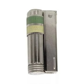 Бензинова запальничка Imco Triplex Super 6700 Two Tone, хром, жовто-зелена (IM1800084)