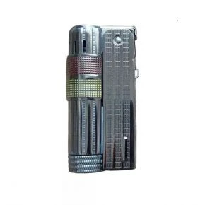 Бензинова запальничка Imco Triplex Super 6700 Two Tone, хром, жовто-червона (IM1800085)