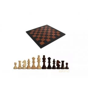 Шахи Italfama, шкіряна дошка 34 x 34 см, дерев'яні фігури, король 9 см (LEAT21+G114CM) Шахи Italfama, шкіряна дошка 34 x 34 см, дерев'яні фігури, король 9 см (LEAT21+G114CM)