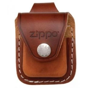 Шкіряний чохол для запальнички Zippo з петлею на ремінь, коричневий (LPLB)