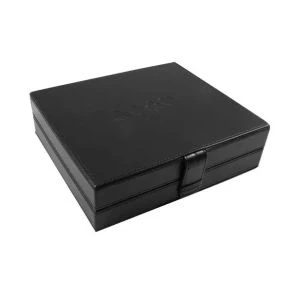 Набір для покеру Duke, 100 фішок і колода карт, кейс 21 x 18 см, чорний (SG3040)