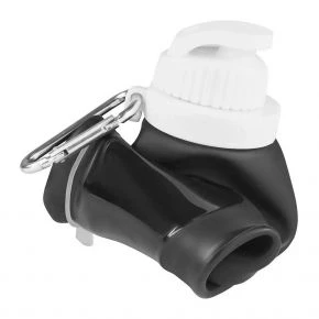 Пляшка для води складана Wenger Travel Accessories, 500 мл, силікон, чорна (Wt611889)