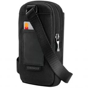 Сумка через плече для смартфона Wenger XE Compact з RFID-захистом, 1 л, чорна (Wt653867)
