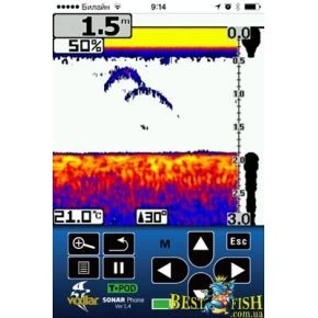 Беспроводной Wi-Fi эхолот Vexilar SonarPhone T-Pod SP-100