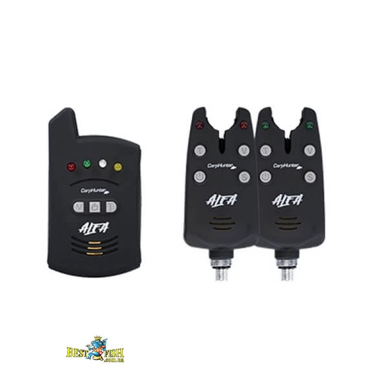 Набір сигналізаторів Energo Team Carp Hunter ALFA 527 2+1 (78005272) Набір сигналізаторів Energo Team Carp Hunter ALFA 527 2+1 (78005272)