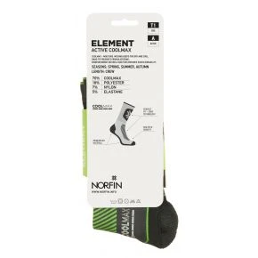 Шкарпетки Norfin T1A Element Active Coolmax Crew 39-41 (304712-02M)