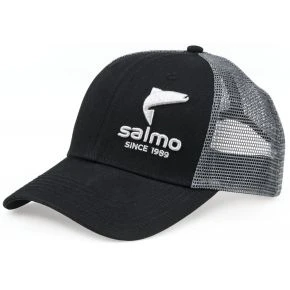 Бейсболка Salmo Since 1986 чорно-сіра сітчаста One Size (AM-6019)