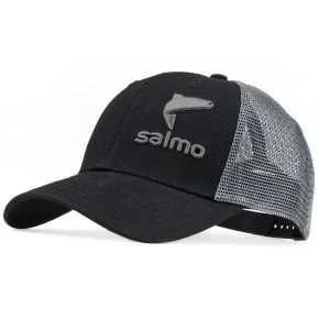 Бейсболка Salmo Since 1986 чорно-сіра сітчаста One Size (AM-6019)
