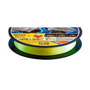 Плетений шнур L. and K. Micro Braid Fluo Yellow 0.04 мм 150 м (30965004)