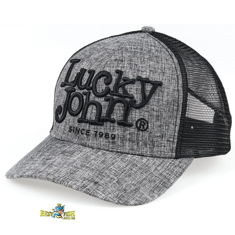 Бейсболка Lucky John сіра сітчаста One Size (AM-6012) Бейсболка Lucky John сіра сітчаста One Size (AM-6012)