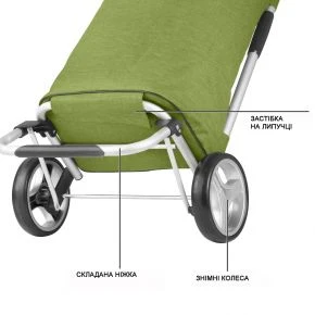 Сумка-візок Shopping Cruiser Foldable Green (650068)