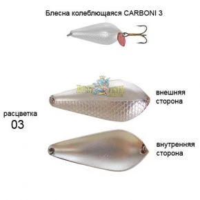 Блесна KibsCARBONI 3 03 Блесна KibsCARBONI 3 03