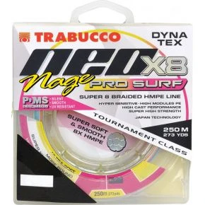 Шнур Trabucco Dyna-Tex Neo X8 Nage Pro Surf 250 м 0.16 мм 8.16 кг (054-14-016)