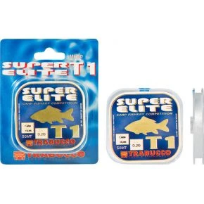 Волосінь Trabucco Super Elite T1 Carp Fishery 50m 0.12mm 3.25kg прозора