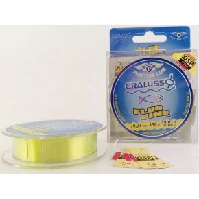 Волосінь Cralusso Prestige Line Fluo Yellow QSP 0,20mm 150m