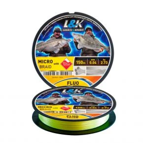 Плетений шнур L. and K. Micro Braid Fluo Yellow 0.10 мм 150 м (30965010)