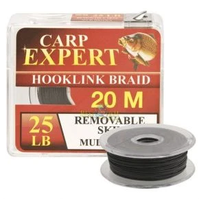 Повідковий матеріал Carp Expert REMOVABLE SKIN 25lbs MUD BROWN 20м