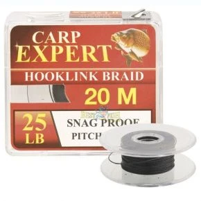Повідковий матеріал Carp Expert SNAG PROOF 25lbs PITCH BLACK 20м