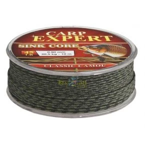 Повідковий матеріал Carp Expert SINK CORE CLASSIC CAMOU 10м; 0,90мм; 20,5кг + голка