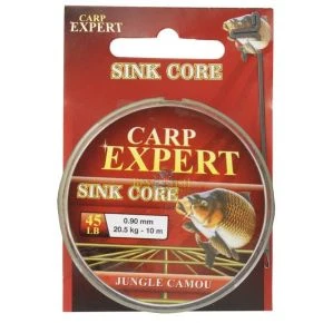 Повідковий матеріал Carp Expert SINK CORE JOUNGLE CAMOU 10м, 0,90мм; 20,5кг + голка