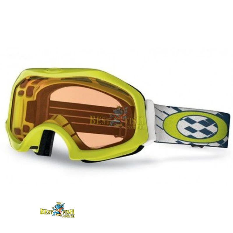 Маска лыжная Oakley Catapult X Weave Lightning Green/Persimmon Маска лыжная Oakley Catapult X Weave Lightning Green/Persimmon