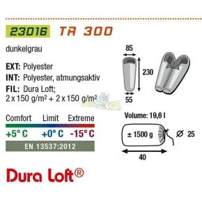 Спальный мешок High Peak TR 300 / +0°C (Right)