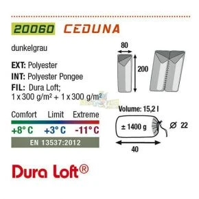 Спальный мешок High Peak Ceduna / +3°C (Right) Спальный мешок High Peak Ceduna / +3°C (Right)