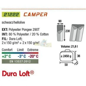 Спальный мешок High Peak Camper / -3°C (Right)