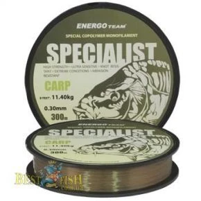 Волосінь Energo Team SPECIALIST Сarp 0,18 mm 300m