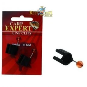 Кліпса для волосіні коропова Carp Expert LINE CLIPS 11мм Кліпса для волосіні коропова Carp Expert LINE CLIPS 11мм