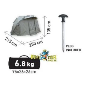 Намет коропова Carp Zoom Carp Expedition Bivvy 1, 280x215x135cm