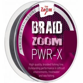 Плетений шнур Carp Zoom PWR-X braided line 0,25mm 120m 17,5 кг сірий