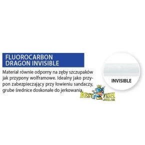 Повідець Dragon Inv / FCarb 8kg CLASSIC 15cm (2шт)