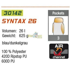 Рюкзак High Peak Syntax 26 (Blue / Dark Grey)