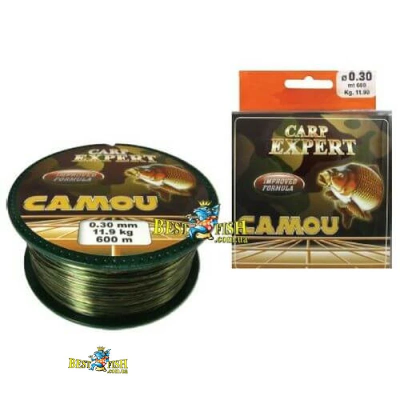 Волосінь Carp Expert Camou 0,40mm 6x600m Волосінь Carp Expert Camou 0,40mm 6x600m