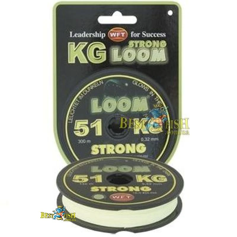 Плетеный шнур WFT STRONG LOOM 51KG 0,32/130м, Germany (флуоресцентный) Плетеный шнур WFT STRONG LOOM 51KG 0,32/130м, Germany (флуоресцентный)