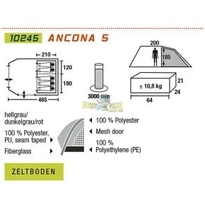 Палатка High Peak Ancona 5