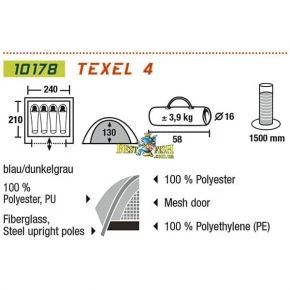 Палатка High Peak Texel 4