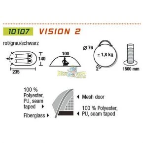 Палатка High Peak Vision 2
