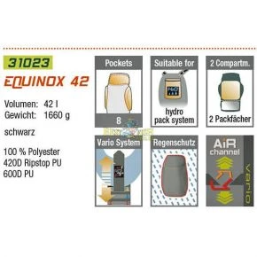 Рюкзак High Peak Equinox 42 (Black)