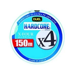 Шнур Duel Hardcore X4 150m Green 9kg 0.191mm #1.2 (H3276-MG)