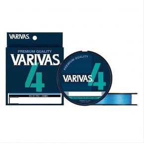Шнур Varivas PE Line X4 Water Blue 200m 8.15kg 0.165mm #1.0 (VA 13613)