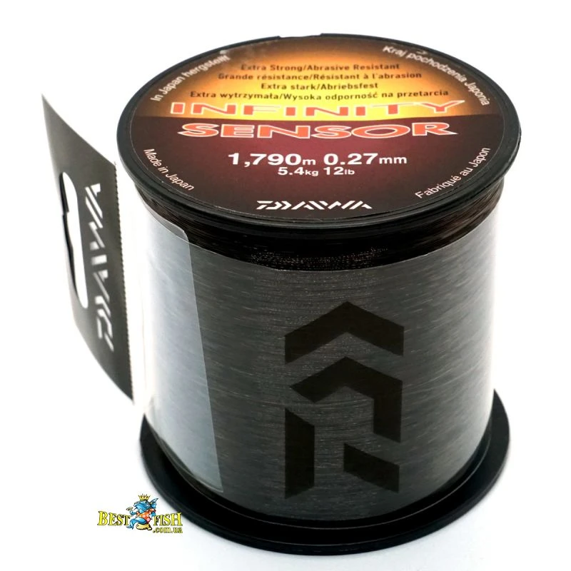 Жилка Daiwa Infinity Sensor 1790m 5.4kg 0.27mm (12986-127) Жилка Daiwa Infinity Sensor 1790m 5.4kg 0.27mm (12986-127)