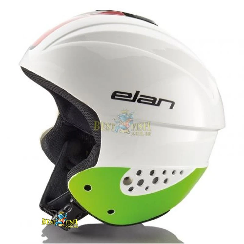 Шлем Elan Pro Race Jr White-Green Шлем Elan Pro Race Jr White-Green