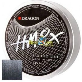Шнур Dragon HM 8X сірий 0,16мм 16,80кг 135м