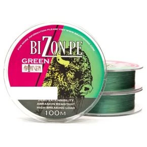 Плетений шнур Bratfishing Bizon PE Green 0.36 мм 100 м (30/02-022-036)