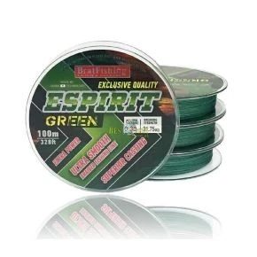 Шнур BratFishing Espirit Green 100 м 0.21 мм зелений 30-02-016-021 (30/02-016-021)
