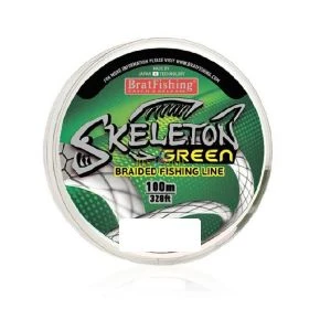 Плетений шнур Bratfishing Skeleton Green 0.27 мм 100 м (30/02-013-027)